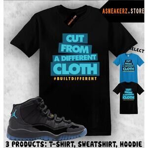 Shirt Match Aj 11 Gamma Blue Matching Tee Different Cloth T-Shirt